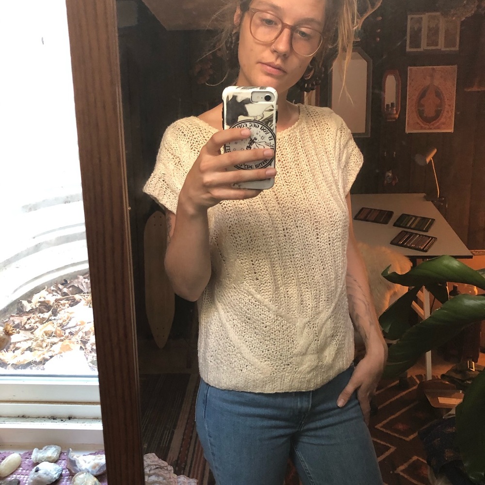 Soft Loose Knit Top